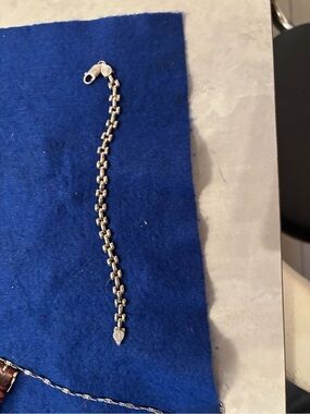 Bracelet Articulé Maillons Argent 925 8g / Sterling Silver Bracelet